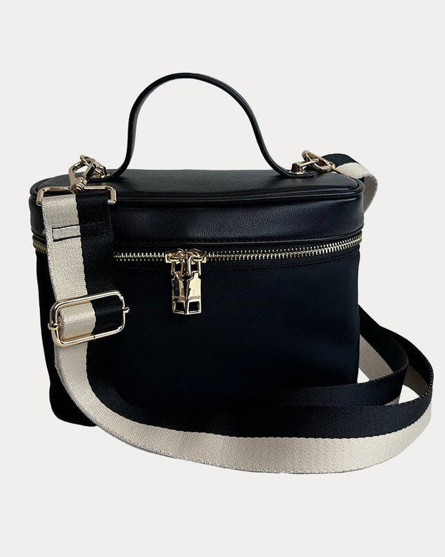 Jenna Nylon & Vegan Top Handle Crossbody