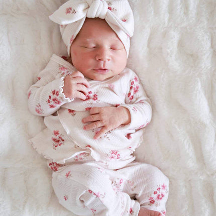 2pc Pointelle Crossover Top & Bottom | Precious Posies