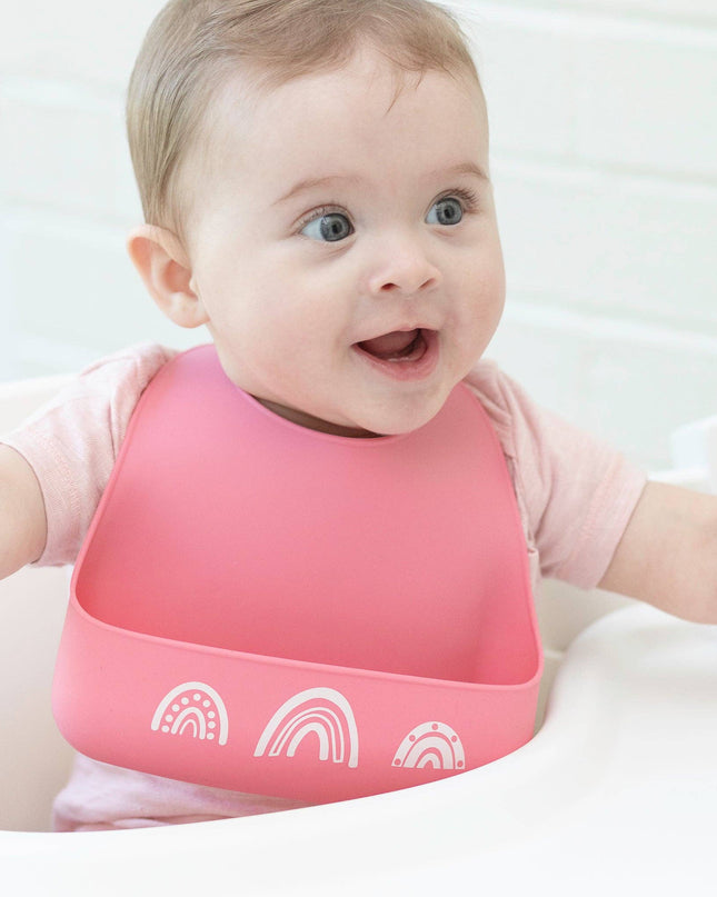 Chasing Rainbows Little Bites Starter Bib