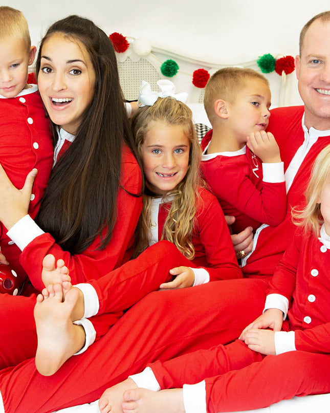 Personalized Kids Faux Flap Christmas PJ's