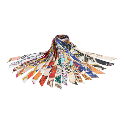 Silk Fashion Bag Scarves for Handbags