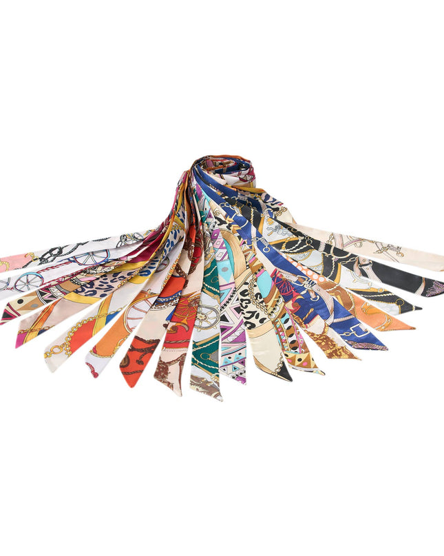 Silk Fashion Bag Scarves for Handbags
