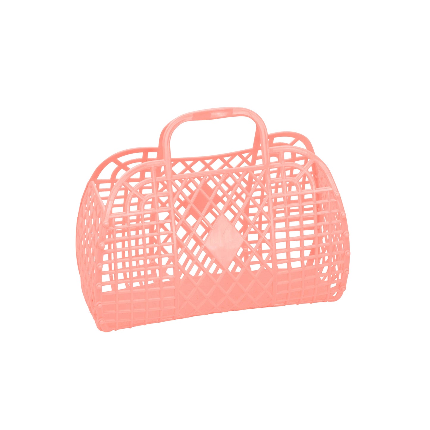 Retro Basket Jelly Bag - Small: Bubblegum Pink