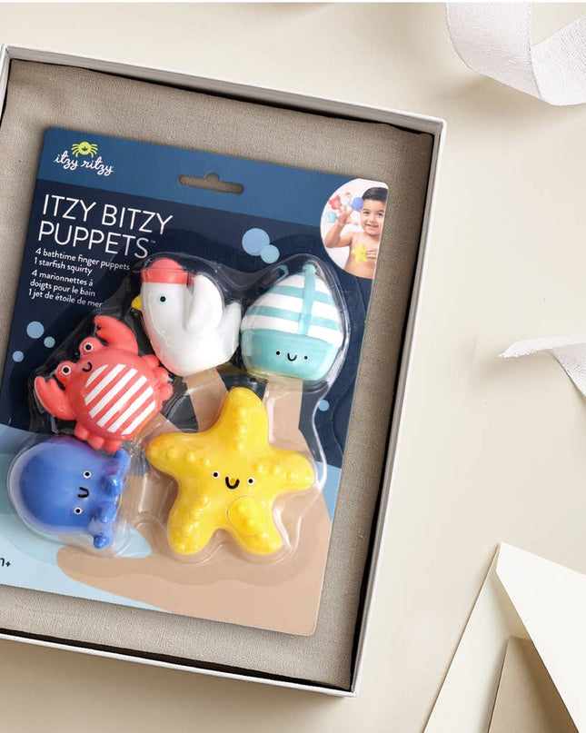 Nautical Itzy Bitzy Puppets™ - Bath + Storytelling Toys