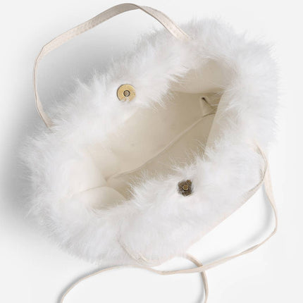 Faux Fur Mini Handbag