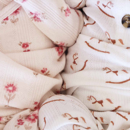 2pc Pointelle Crossover Top & Bottom | Precious Posies