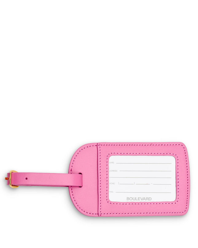 "Amelia" Leather Luggage Tag (Personalizable)