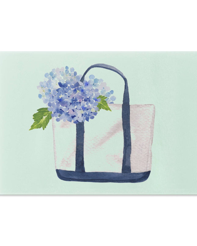 Tempered Glass Cutting Board: Islesboro Tote