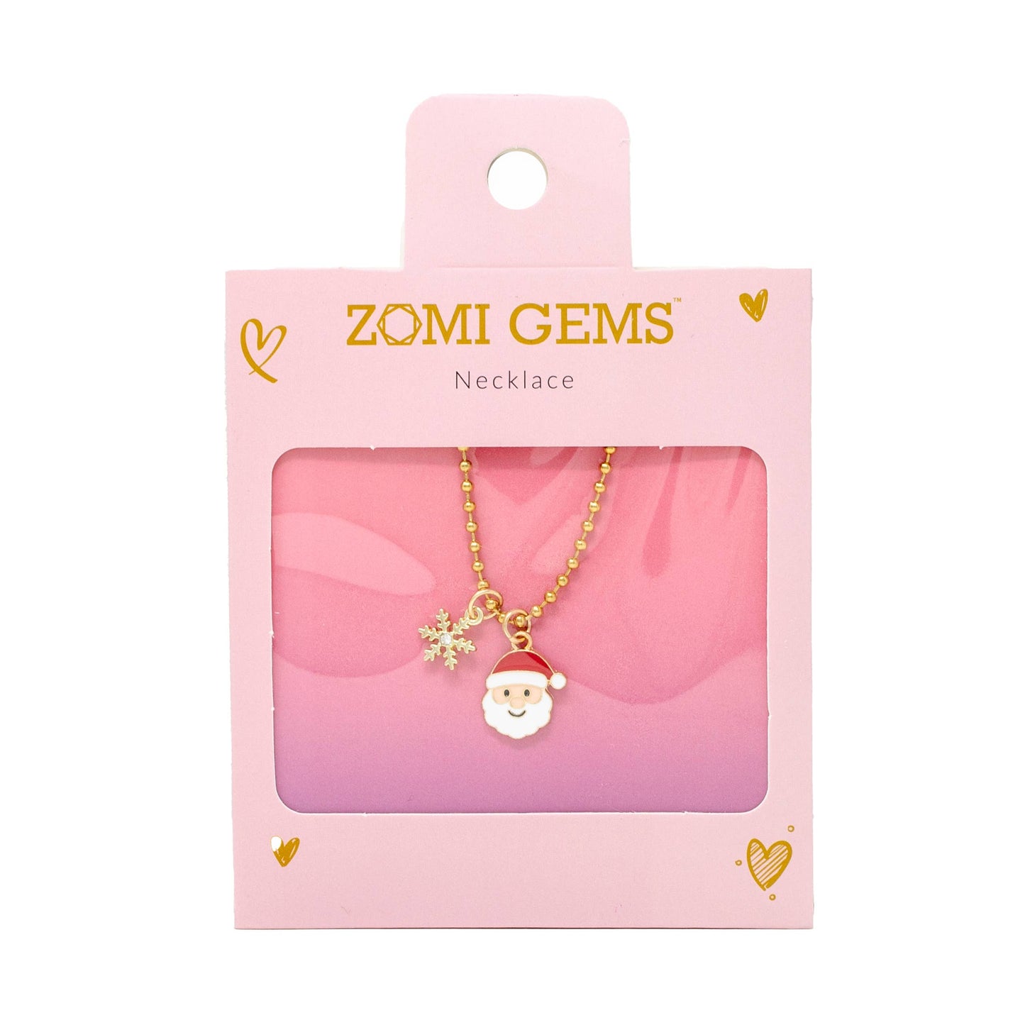 Santa & Snowflake Kids Necklace