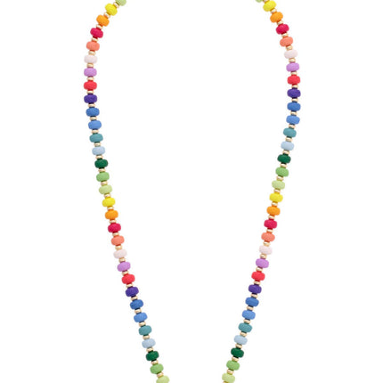 Sunday Rainbow Beaded Necklace