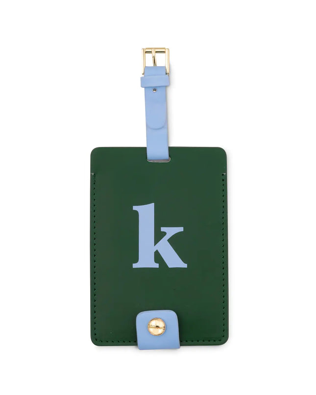 Just Mine Initial Luggage Tag by Kate Spade