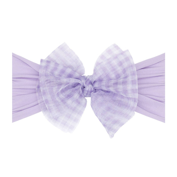 Baby Bling® Tulle FAB® Soft Nylon Headband With Tulle Bow