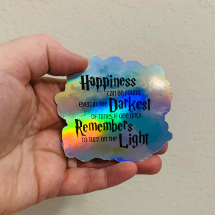 Happiness- Harry Potter Sticker and Magnet: Glossy vinyl