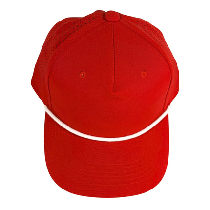 Performance 5 Panel Rope Baseball Cap Air Flow Men Women