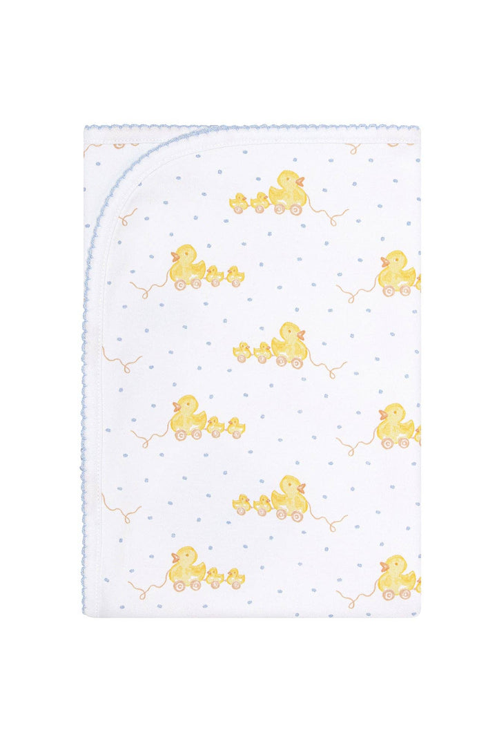 Blue Ducks Print Blanket