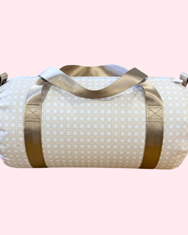 Champagne Bungalow Glossy Medium Duffel