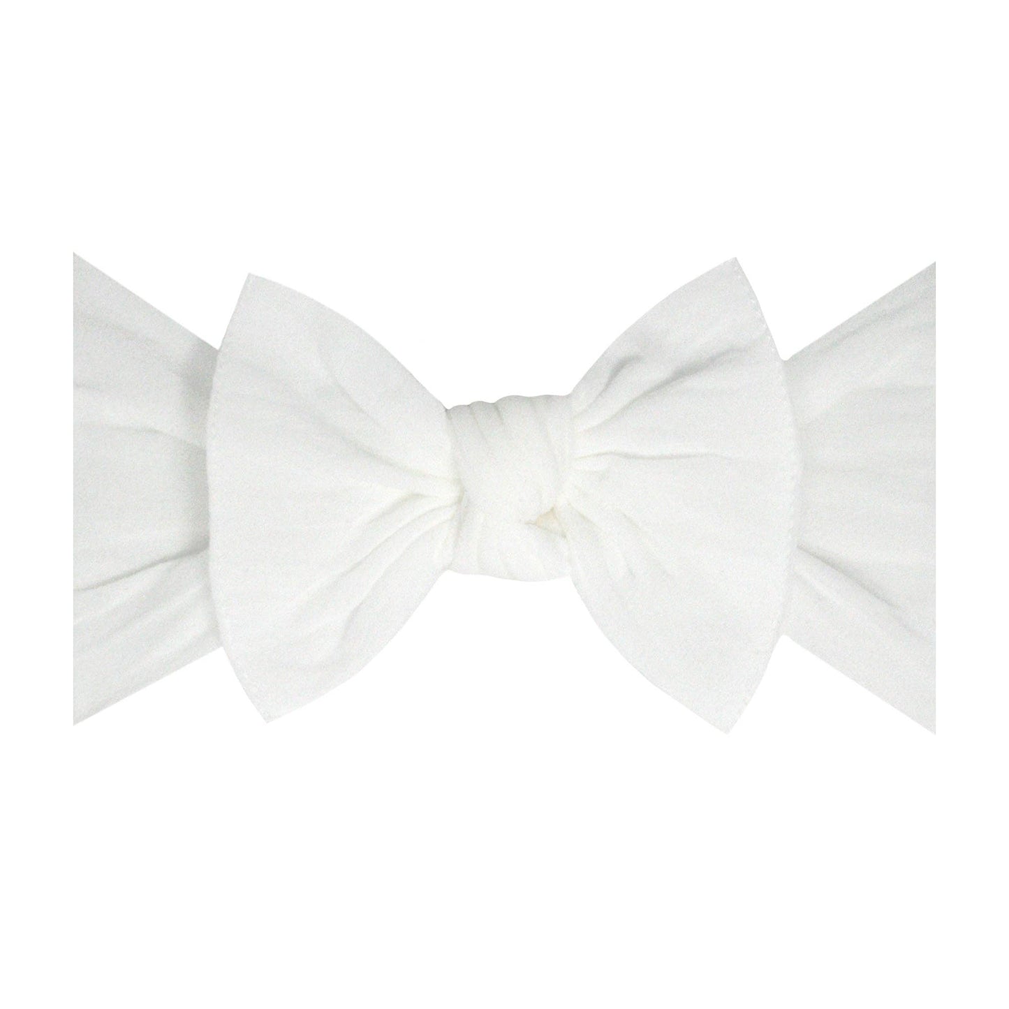 THE KNOT Soft nylon headband: white