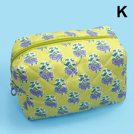 FLORAL TOILE PATTERN MAKEUP COSMETIC POUCH BAG | 40P562
