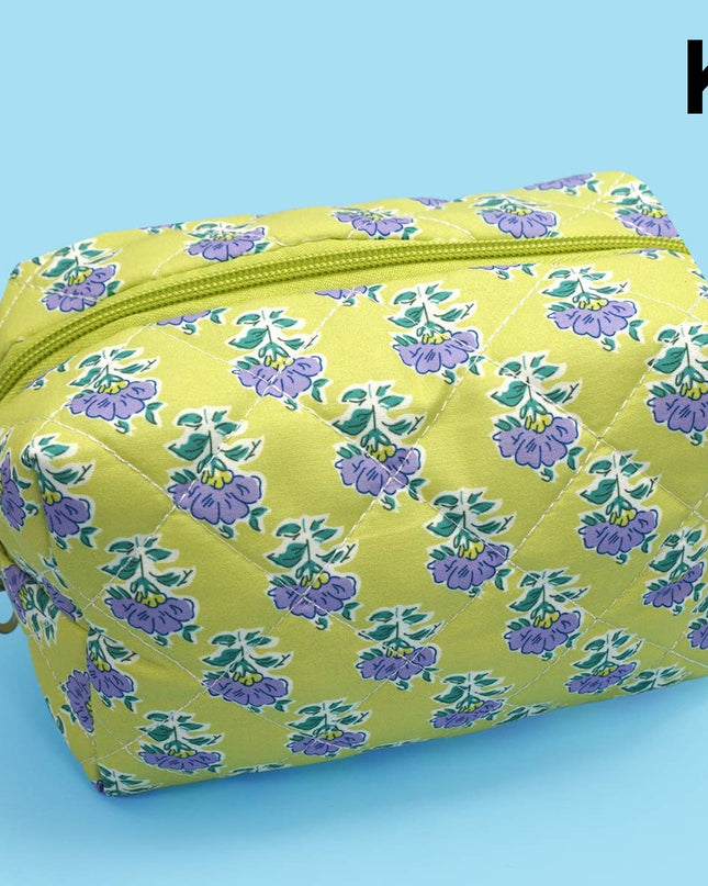 FLORAL TOILE PATTERN MAKEUP COSMETIC POUCH BAG | 40P562