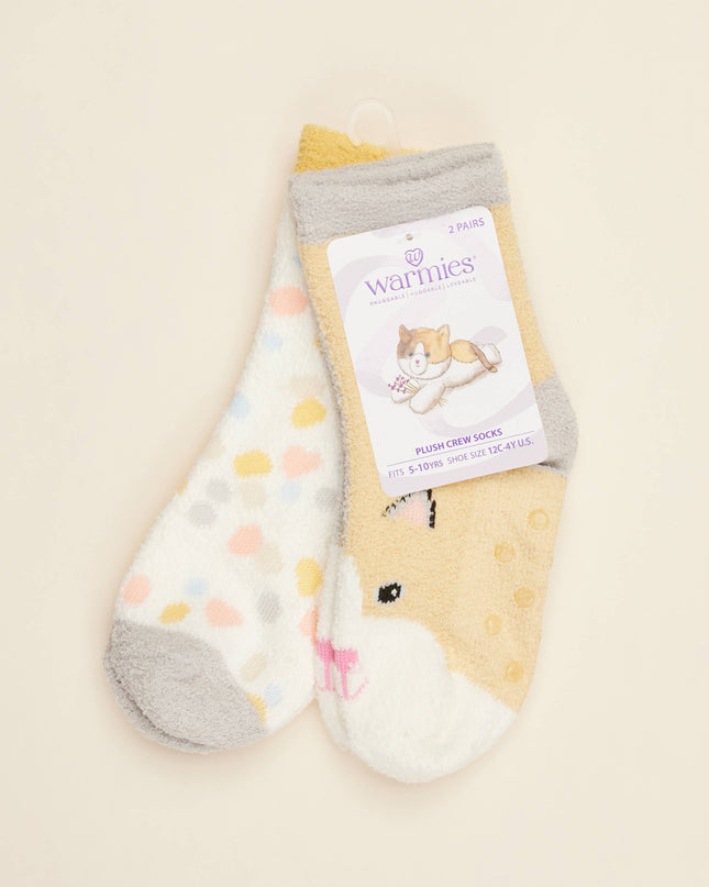 Marshmallow Bear Crew Socks