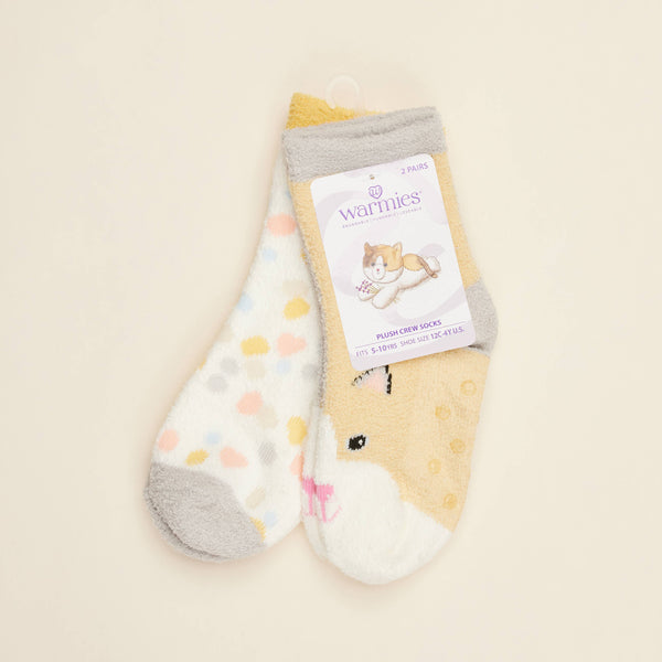 Marshmallow Bear Crew Socks
