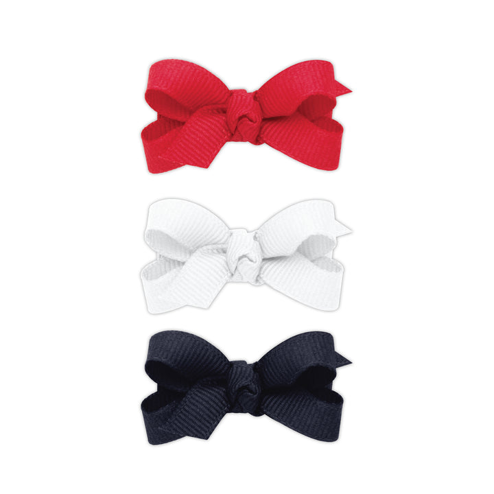 Three Baby Grosgrain Bows (Knot Wrap)