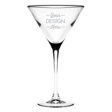 Custom Artwork Martini Glass
