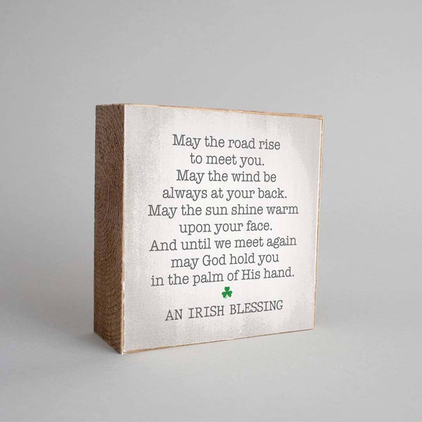 An Irish Blessing Decorative Wooden Block