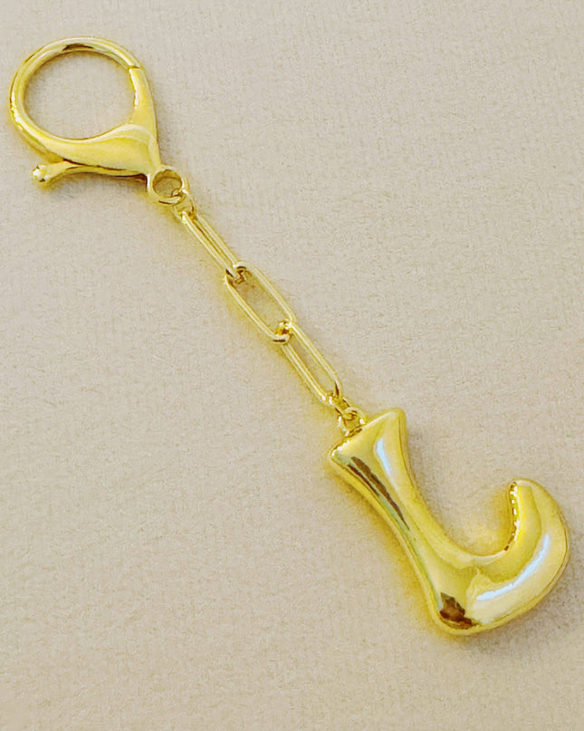 Whimsy Balloon Letter Initial Bag Charm