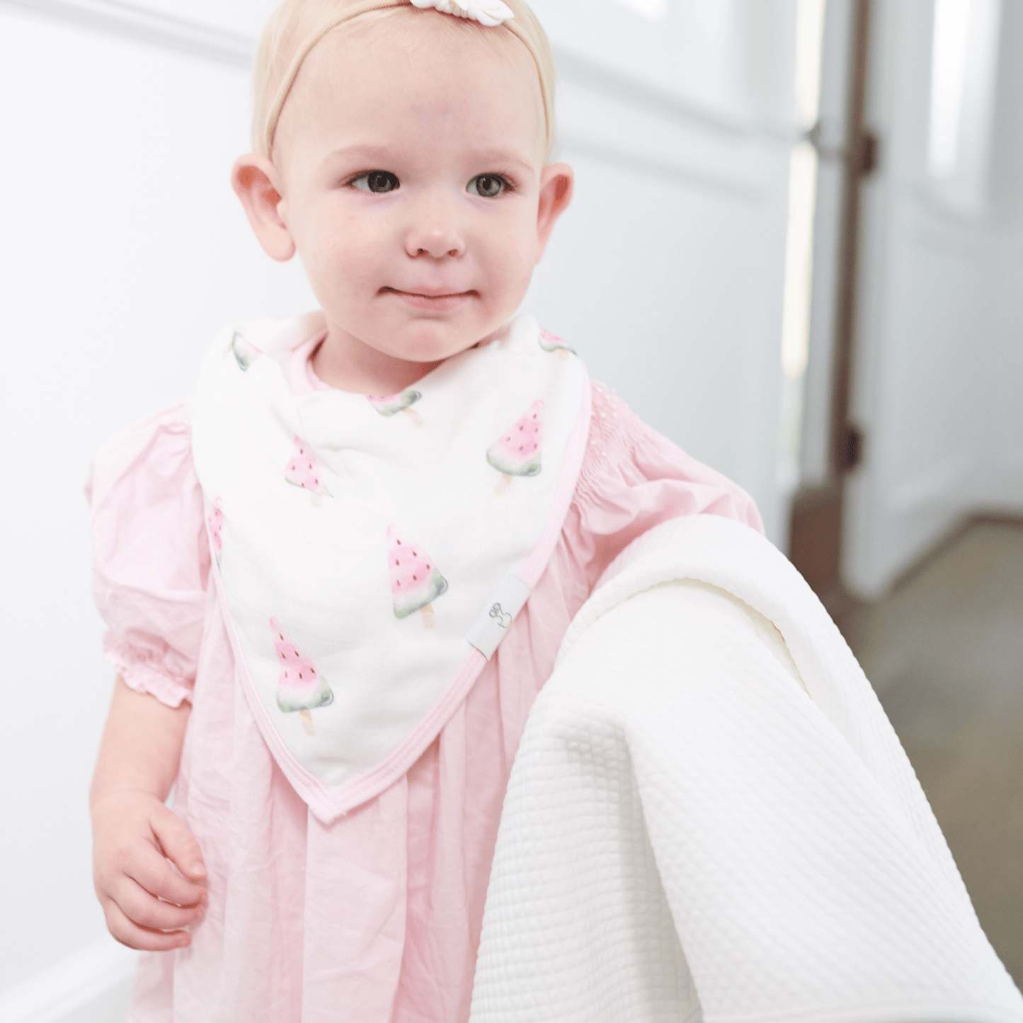 Personalized Knit Blanket - White