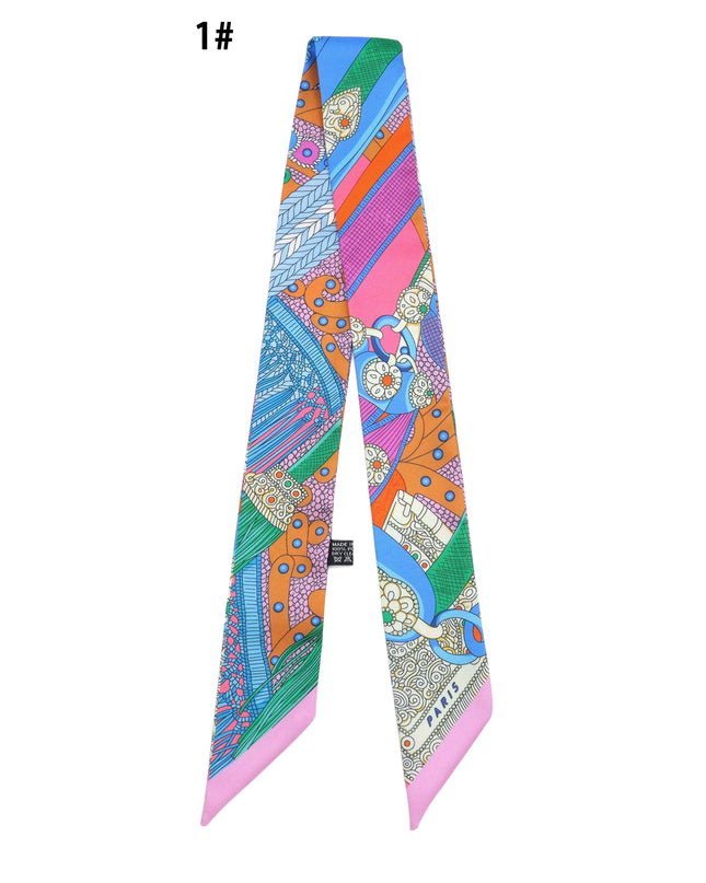 Narrow Silk Scarf