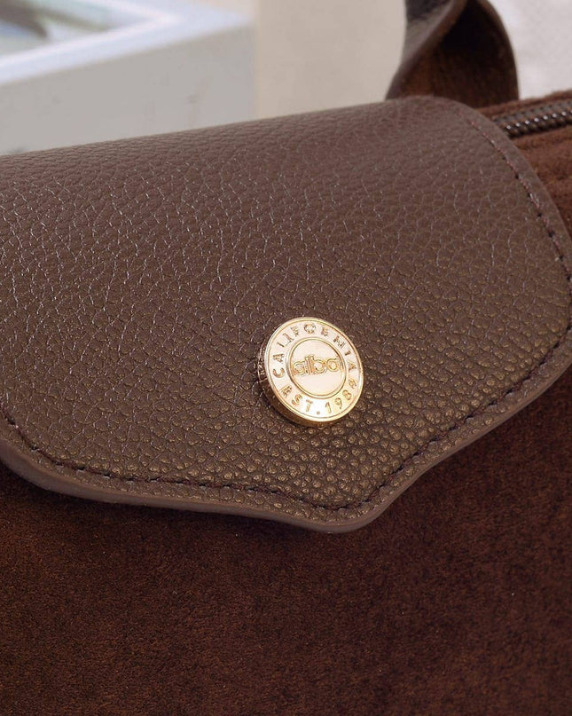 Penny Suede Mini Crossbody Bag