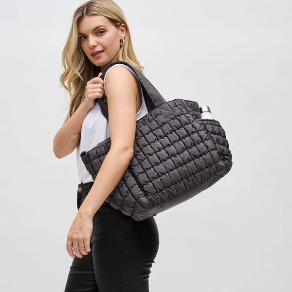 Dreamer - Quilted Puffer Nylon Tote