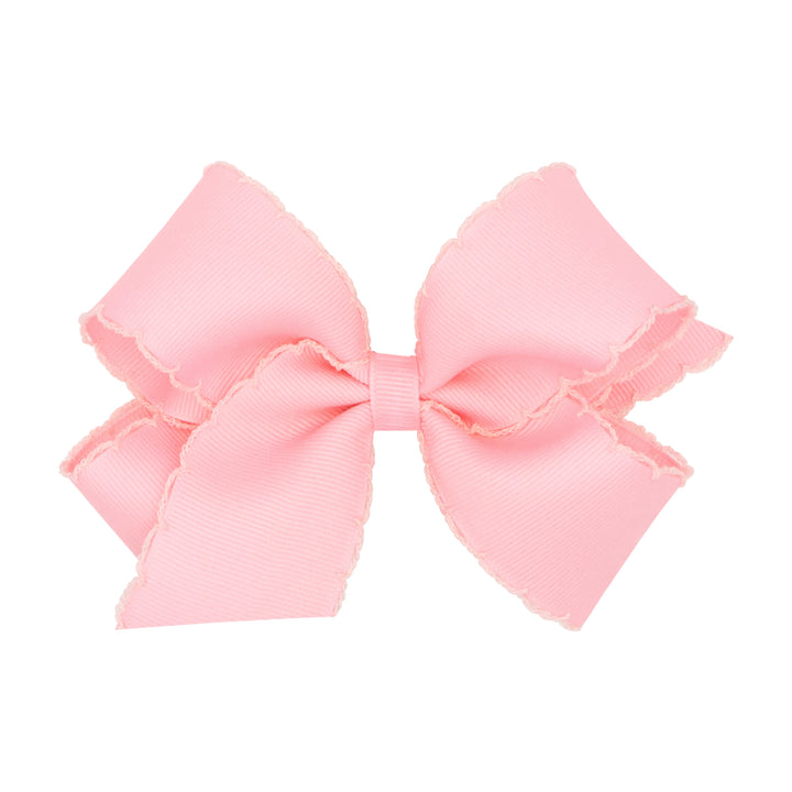 Medium Grosgrain Bow With Matching Moonstitch Edge