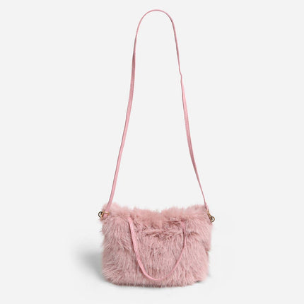Faux Fur Mini Handbag