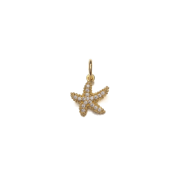 CZ Starfish Charm