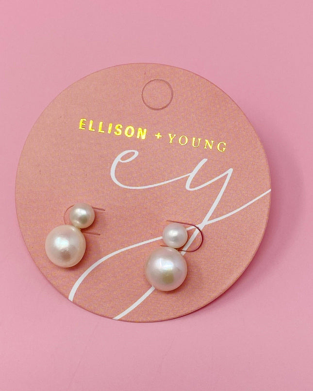 Classic Double Pearl Earrings