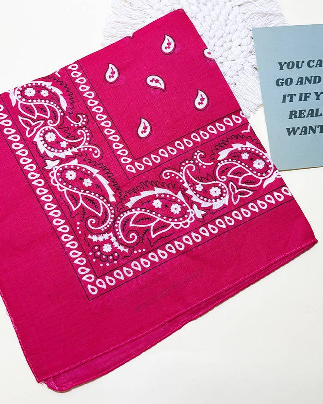 Cotton Paisley Bandanas