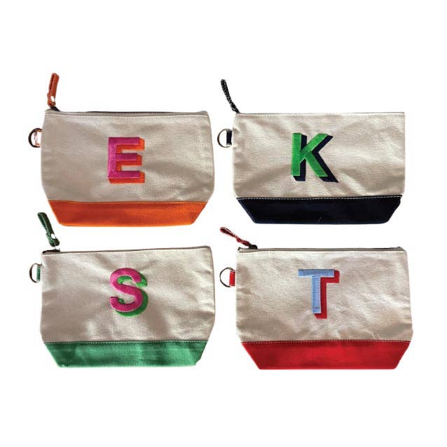 SHADOW INITIAL COSMETIC BAG