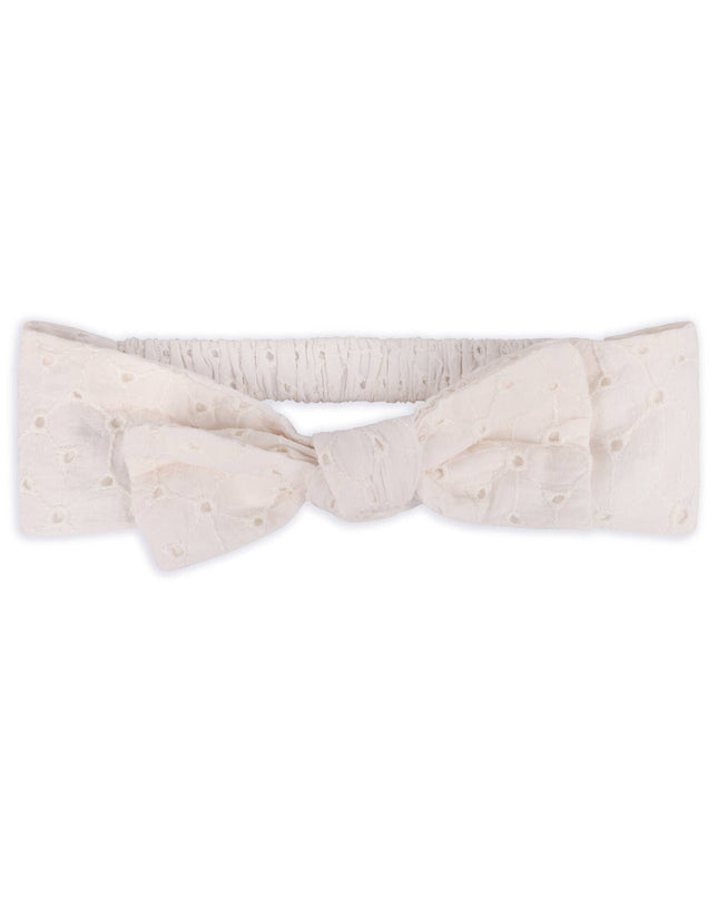 Astrid Schiffli Baby Jumpsuit & Headband Set