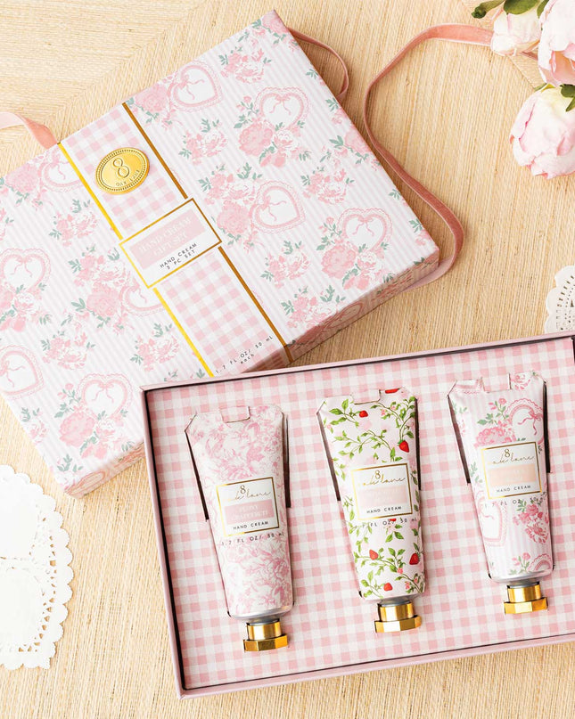 Sweetheart Blooms 3pc Boxed Hand Cream Set