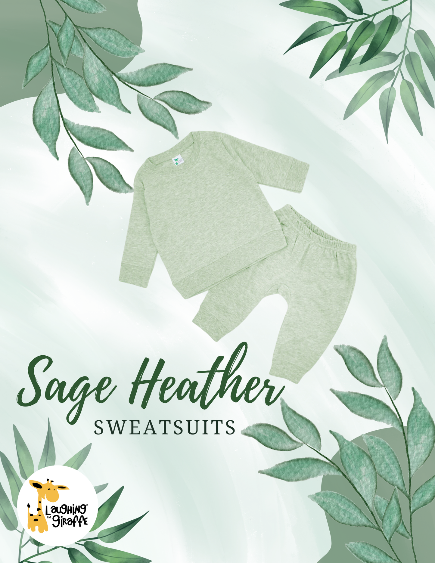 Infant Baby Sweatsuit Set - Pant & Pullover Tracksuit Unisex