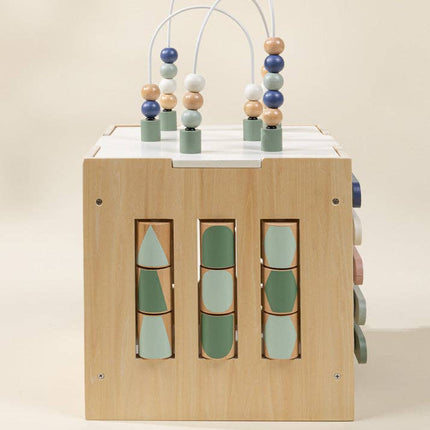 Wooden Activity Cube