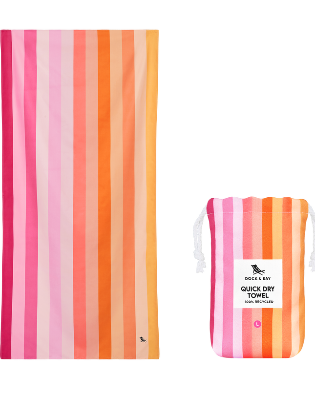 Dock & Bay Quick Dry Towels - Summer - Miami Sorbet