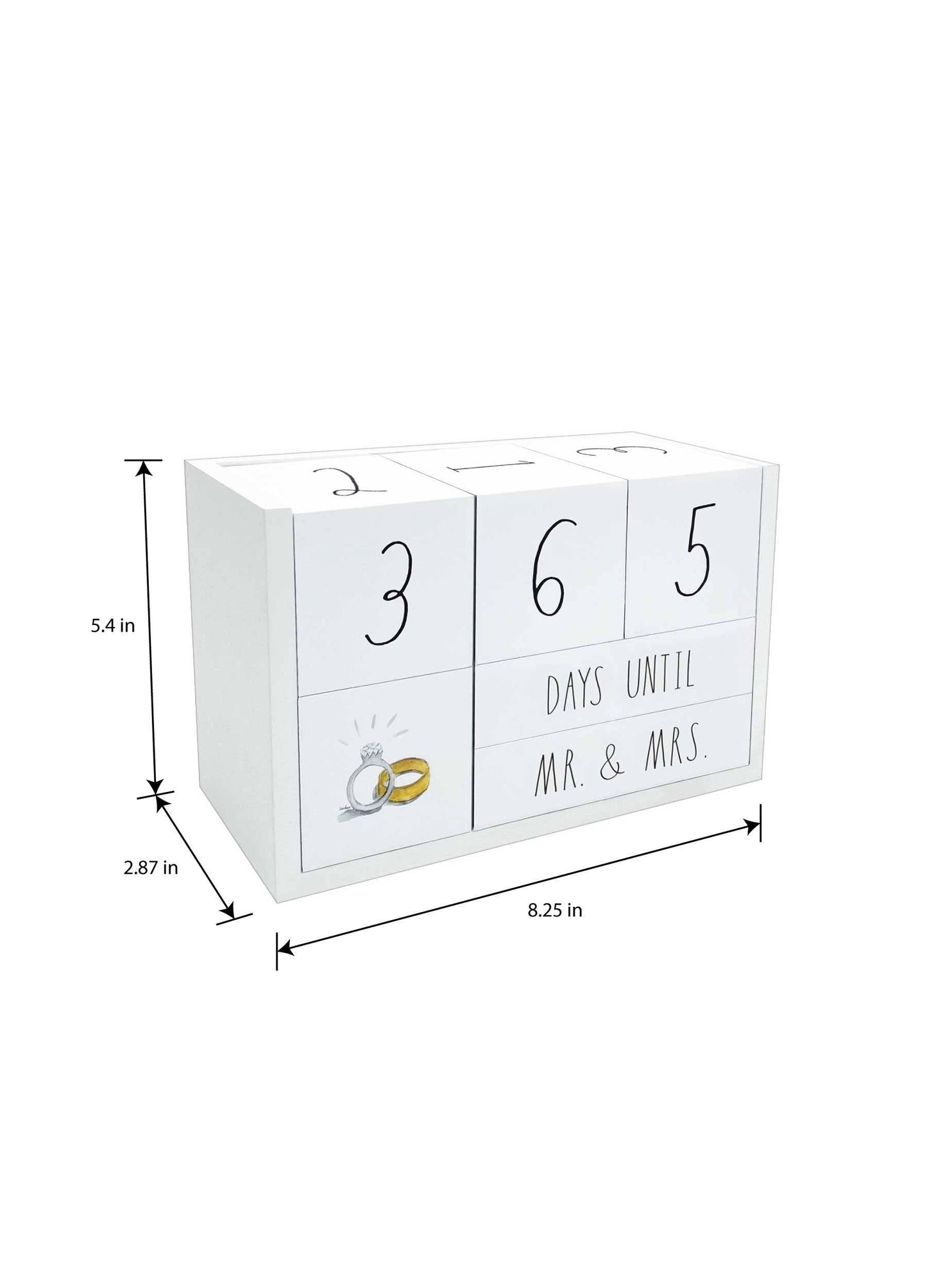 Wedding Countdown Block Set