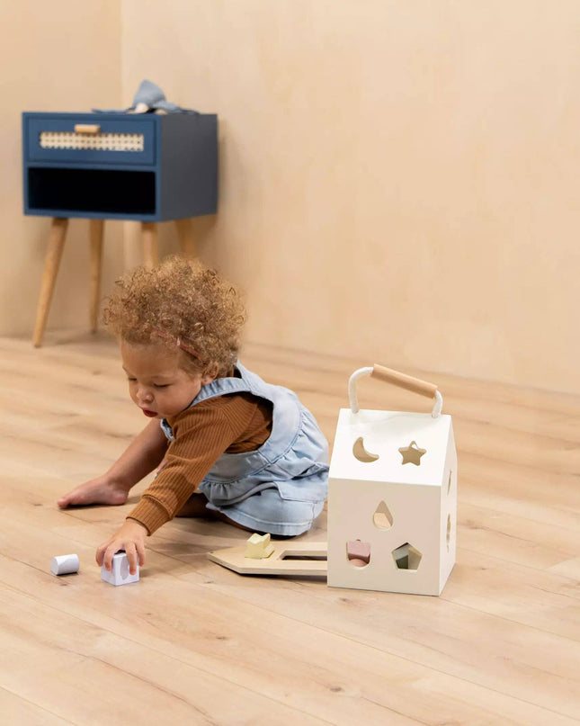 Wooden Shapes Sorting House