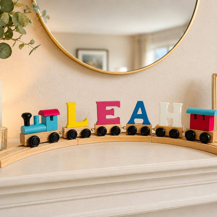 Wooden Train Engine - Personalized Name Train Piece