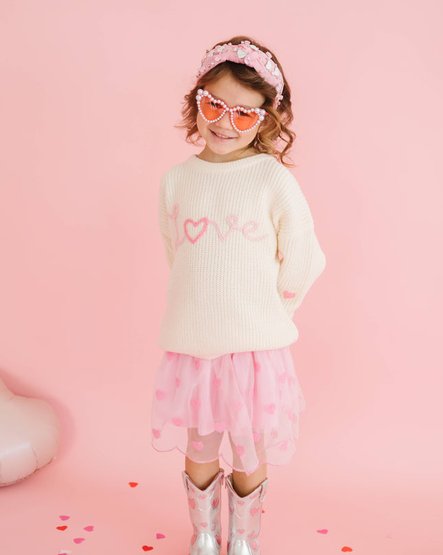 Mini Sequin Hearts Valentine's Day Tutu