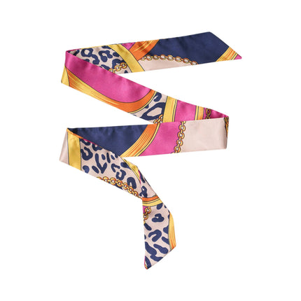 Silk Fashion Bag Scarves for Handbags