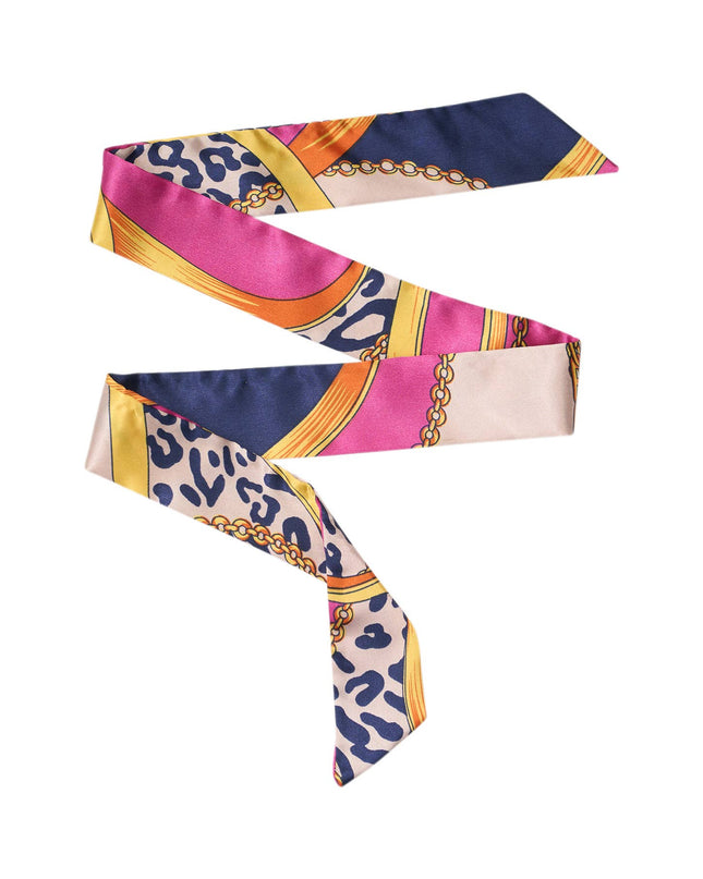 Silk Fashion Bag Scarves for Handbags